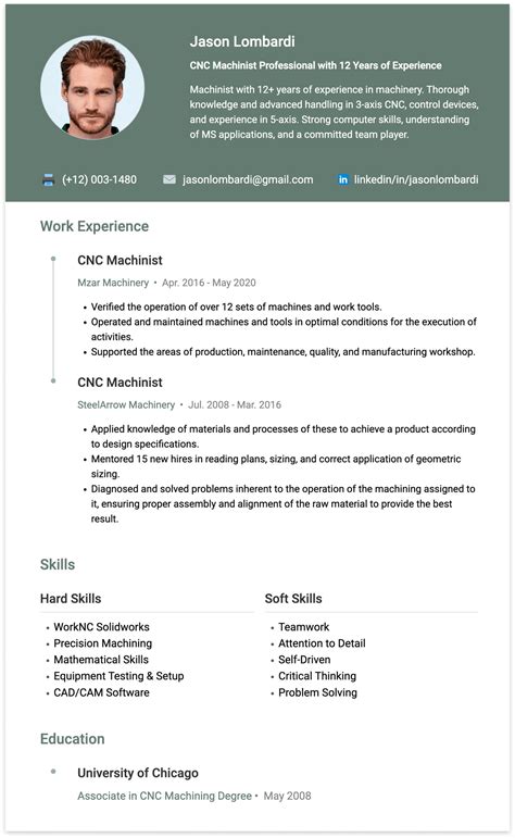 cnc machine operator cv sample|cnc machinist resume summary.